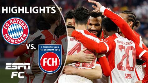 bayern munich vs heidenheim highlights